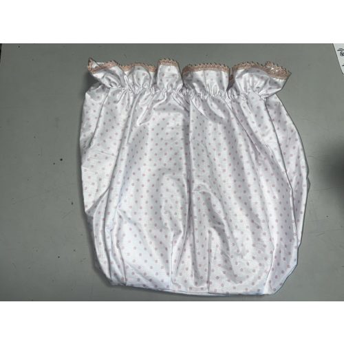 Kosárbélés Fehér rózsaszín pöttyökkel