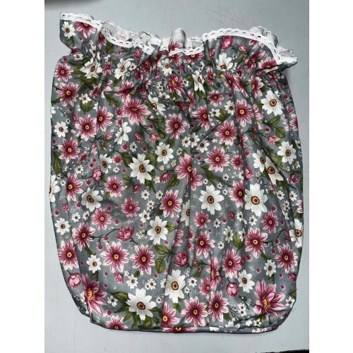 Kosárbélés Szürke Virág mintákkal