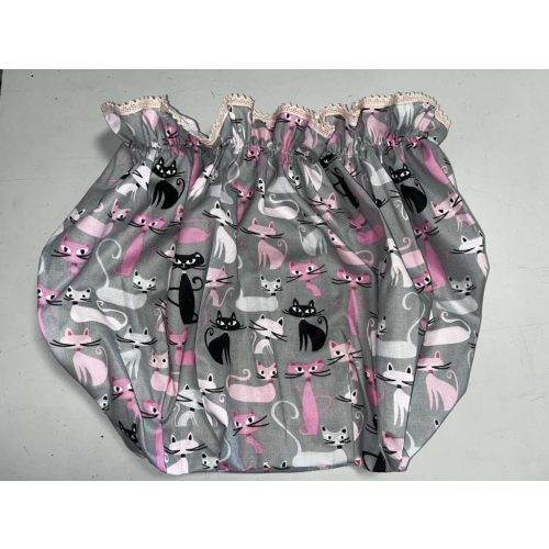 Kosárbélés Szürke Cicás